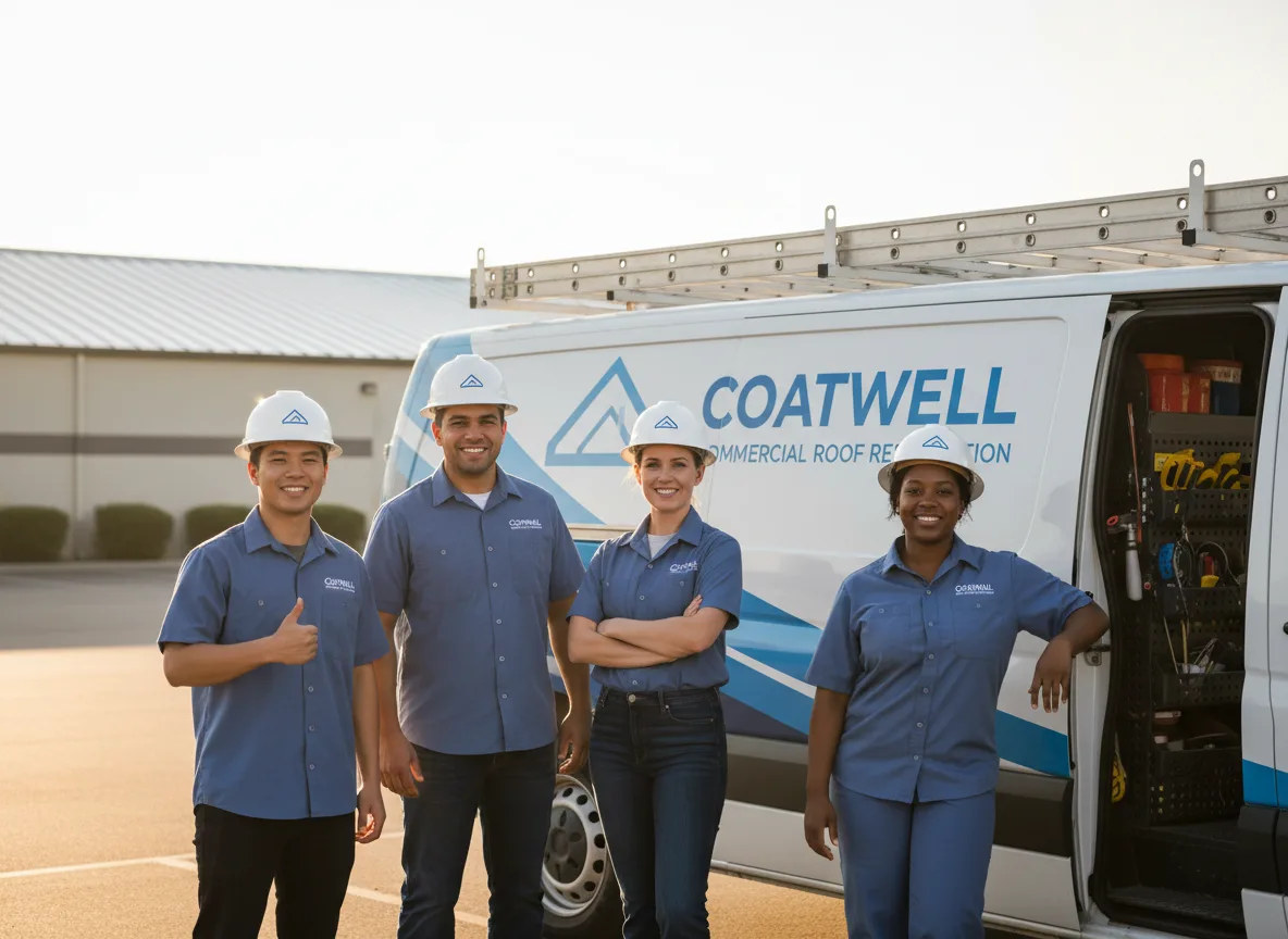 Commercial roof coating company in Hampshire, IL